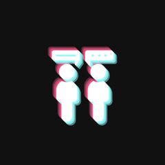 Team Conversation - 3D Effect