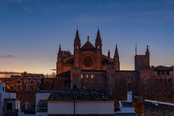 Obraz premium Cathedral, Palma de Mallorca, Spain