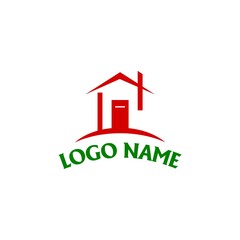 Abstract home logo design template. Business vector icon. suitable for housing design, house, home marketing, etc.
