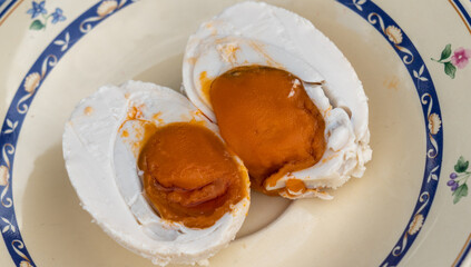 Thai Style Fermented, Salted and Boiled Eggs