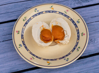 Thai Style Fermented, Salted and Boiled Eggs