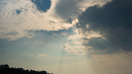 clouds sky landscape nature background.