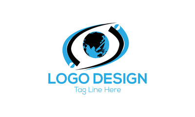 abstract logo design art business.
