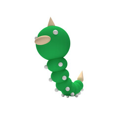 doll on white background