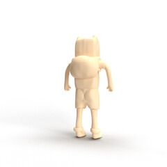 people on white background