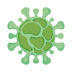green coronavirus virus