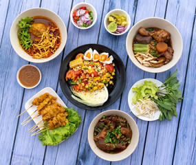 Thai Food Mixed Dishes Set 233009