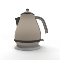 teapot on white background