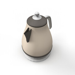 teapot on white background