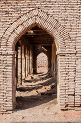 Ancient hallway in Derawar Fort Pakistan