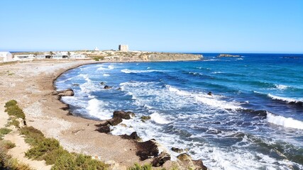 view of the coast of the sea