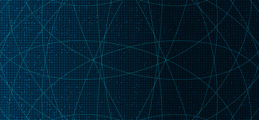 Digital Data Network Technology Background,Digital and Connection Concept design,Vector illustration.