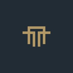 TM letter initial square logo.
