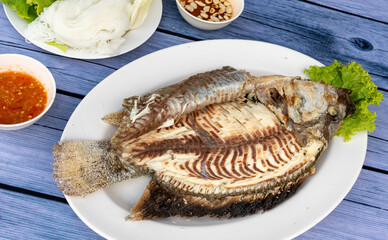 Thai Style Grilled Fish Dishes 