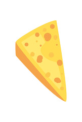Isolated cheese icon