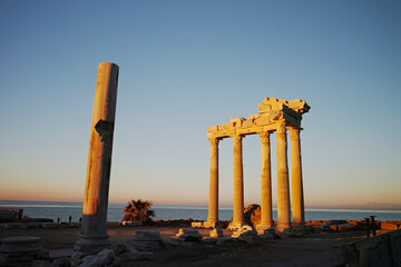 Fototapeta premium Temple of Apollon, Side, Antalya