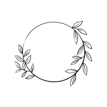 Half Floral Wreath Svg | Makeubynurul
