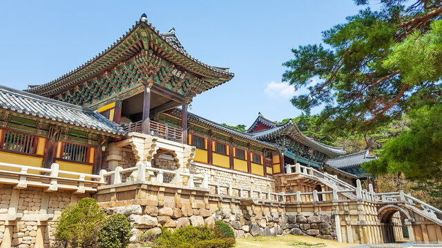 An ancient Buddhist monastery located near Gyeongju city. South Korea