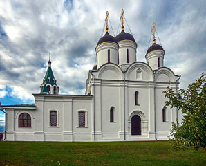 Fototapeta na wymiar Transfiguration cathedral. Transfiguration monastery, city of Murom, Russia. Year of construction 1560