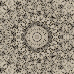 Contemporary abstract pattern for background, scarf pattern texture for print on cloth, cover photo, website, mandala decoration, retro, vintage, trend, 3d illustration, baroque, wallpaper