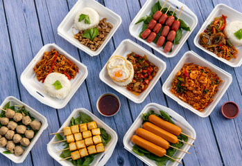 Thai Food Mixed Dishes Set 233009
