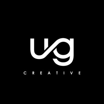 UG Letter Initial Logo Design Template Vector Illustration