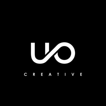 UO Letter Initial Logo Design Template Vector Illustration