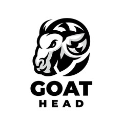 Awesome Goat Head Logo Template