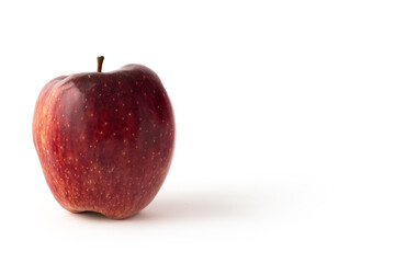 Apple isolated on white background, Red fresh apple fruit on white background