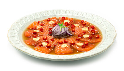 Pickled Salmon Korean Soy Sauce Marinated Korean Food