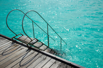 beach and tropical sea . nature background