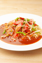 あんかけスパゲッティ