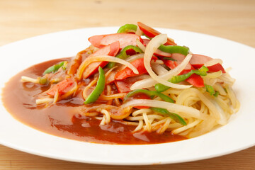 あんかけスパゲッティ