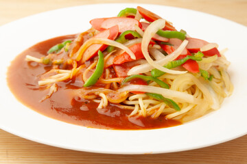 あんかけスパゲッティ
