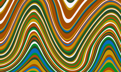 Groovy psychedelic background. Vector illustration.