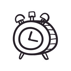 Isolated clock icon
