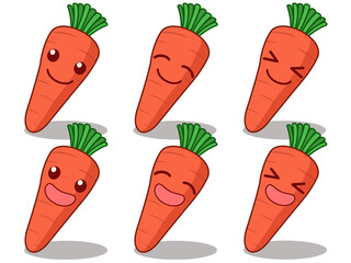 笑顔のニンジン