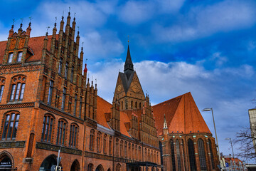 Fototapeta na wymiar Marktkirche in Hannover