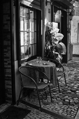 fashioned cafe in Lisbon