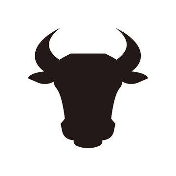 bull icon vector illustration sign