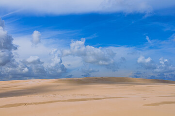 Moving dunes in the Słowiński National Park, Poland