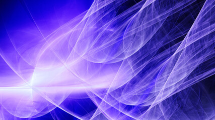 3D Abstract fractal background.