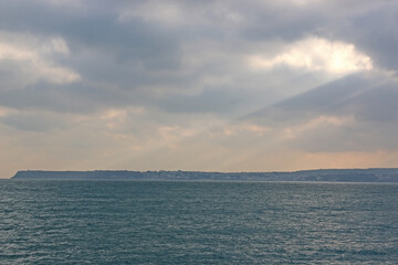Obraz premium Storm clouds over Torbay, Devon 