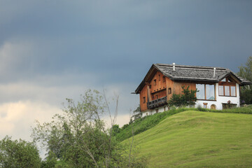 Typical mountain house for mountain holidays (Sud Tyrol, Italy) 