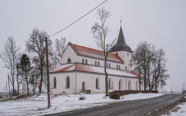Fototapeta na wymiar church in countryside