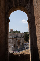 Koloseum Rzym Włochy latem