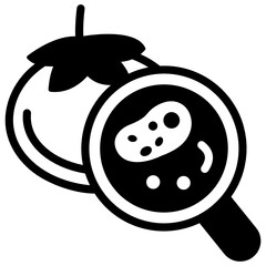 
An icon design of bacterial contamination 

