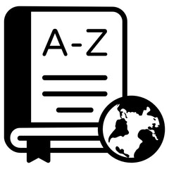 
Gears on a booklet, knowledge management in editable filled style 

