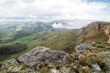 Panoramic view of the Bermamyt Plateau