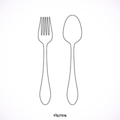  fork and spoon icon